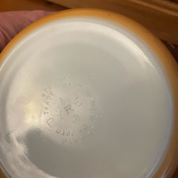 Vintage Pyrex Old Orchard 473 1qt Dish with Lid - Picture 7 of 9